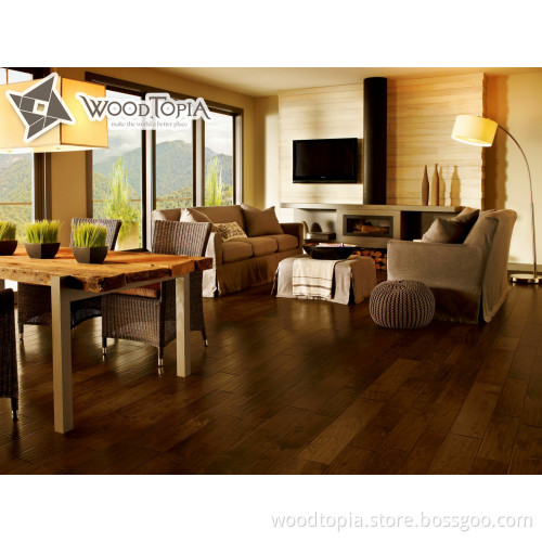 Walnut Solid Wood Flooring for Summer Apartment Traditional
